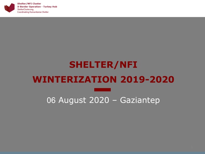 Winterization Challenges and Best Practices in IDP Settlements