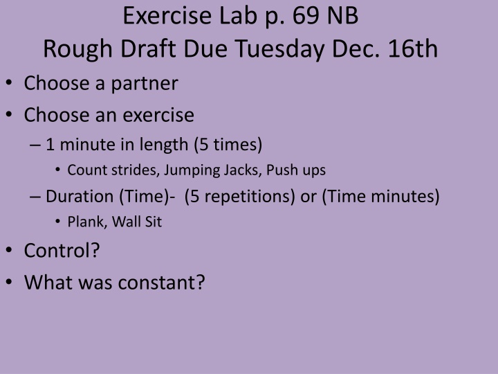 Exercise Lab - Muscles Fatigue Study and Pulse Response Analysis