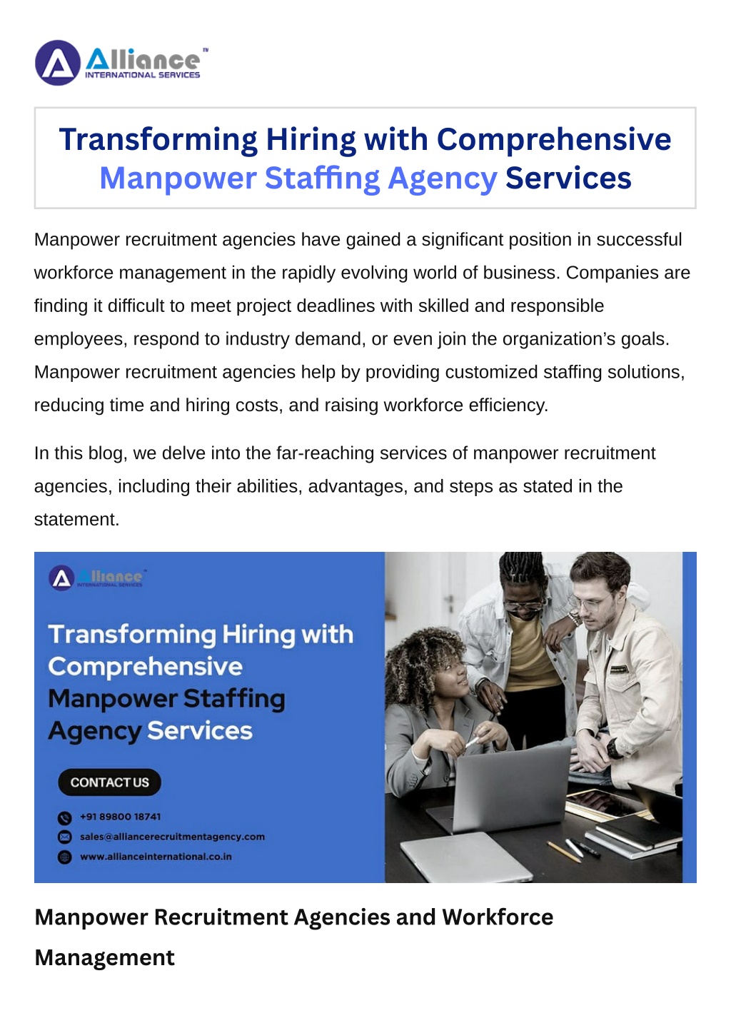 transforming hiring with comprehensive manpower l.w