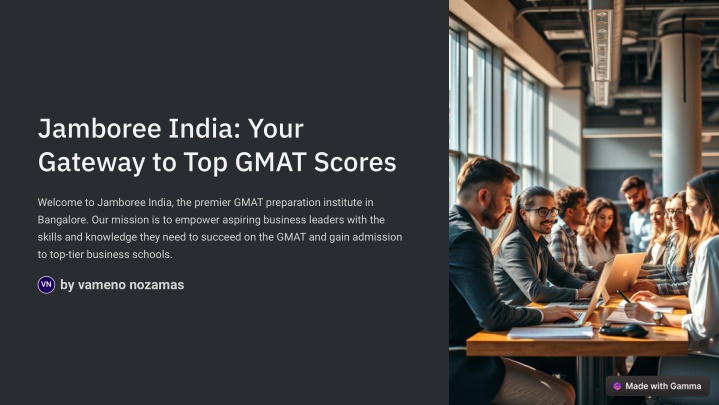 jamboree india your gateway to top gmat scores n.w