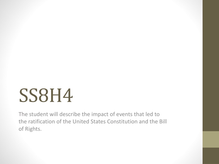 The Impact of Georgia's Role in the Constitutional Convention of 1787