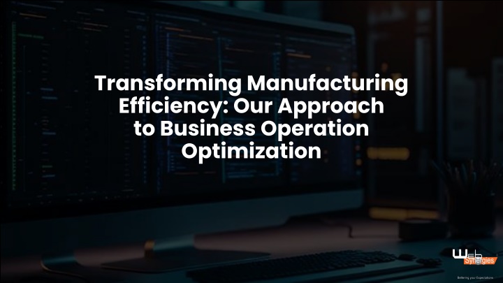 transforming manufacturing efficiency n.w