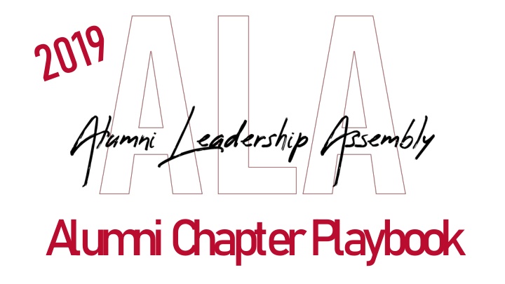 Alumni Chapter Playbook Updates and Strategic Goals Overview