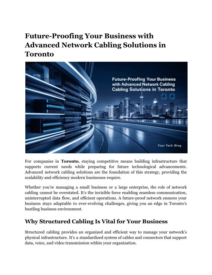 future proofing your business with advanced n.w