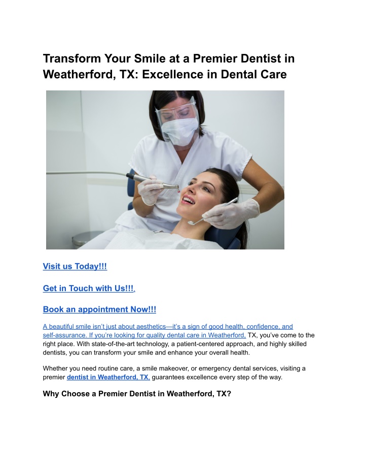 transform your smile at a premier dentist n.w