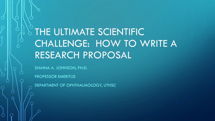 Mastering the Art of Writing a Research Proposal