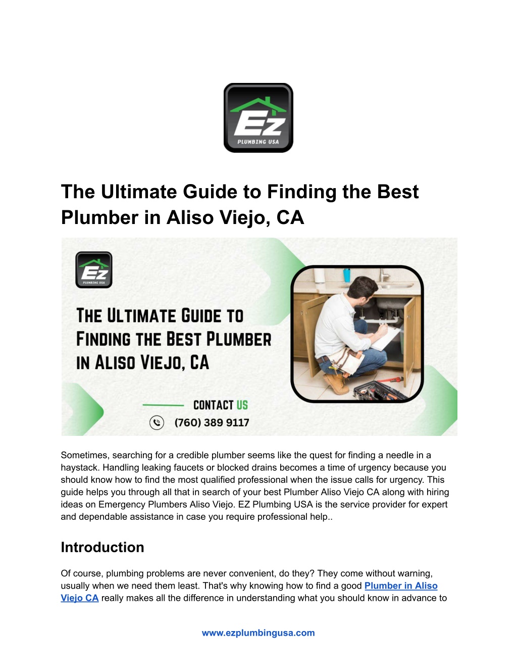 the ultimate guide to finding the best plumber l.w