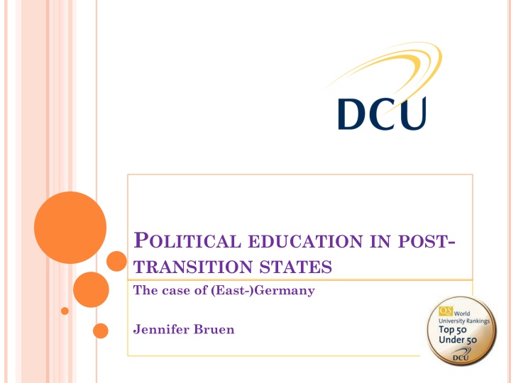 Political Education in Post-Transition States: The Case of (East-)Germany