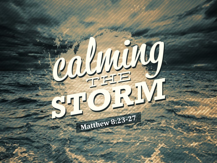 Finding Faith in the Midst of Storms