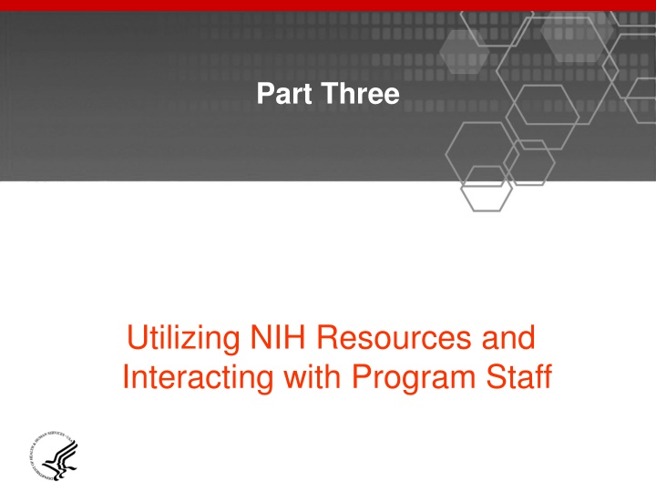 NIH Resources and Engaging with Program Officials