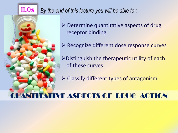 Quantitative Aspects of Drug Action