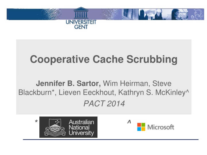 Cooperative Cache Scrubbing for Efficient Memory Management in Multicore Systems