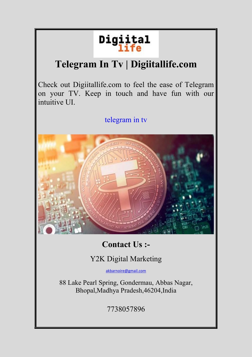 telegram in tv digiitallife com l.w