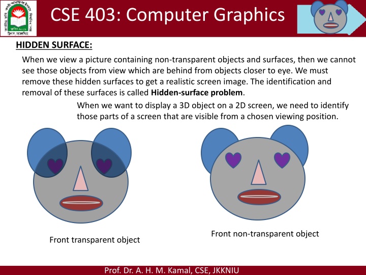 Hidden Surface Removal in Computer Graphics