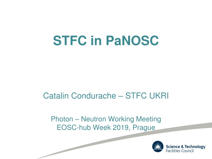 Data Infrastructure Initiatives in STFC's PaNOSC Project