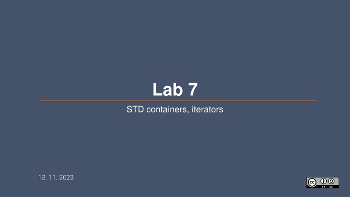 STD Containers and Iterators in C++ Programming