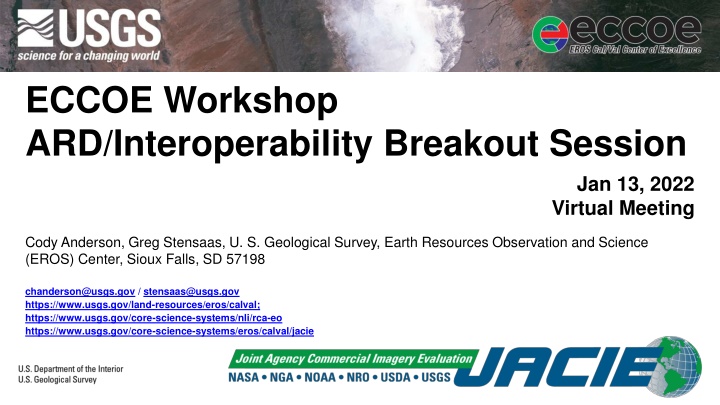 JACIE ECCOE Workshop on ARD Interoperability Breakout Session Summary