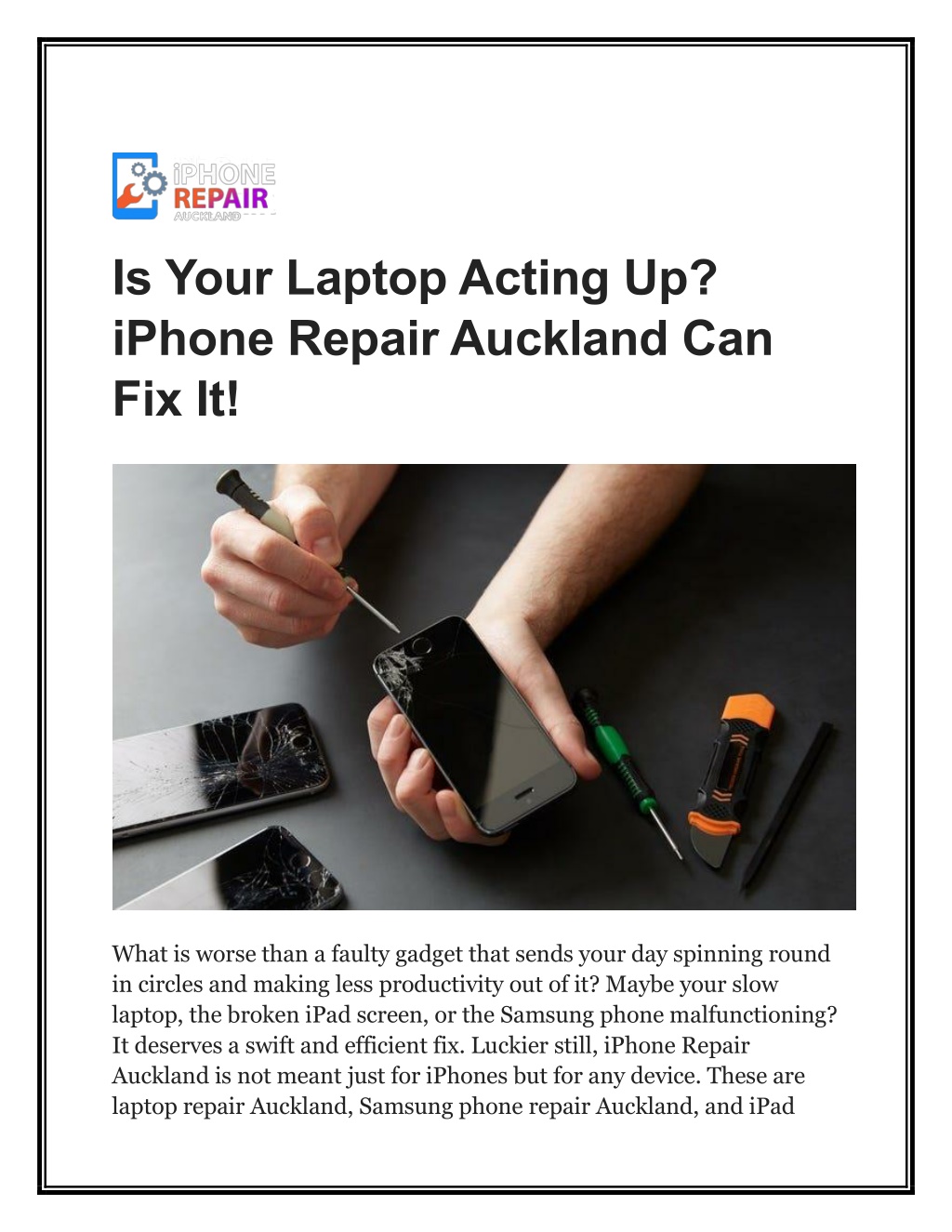 is your laptop acting up iphone repair auckland l.w