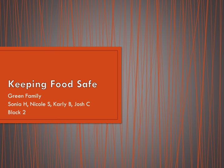 Food Safety: Microorganisms, Illnesses, and Prevention