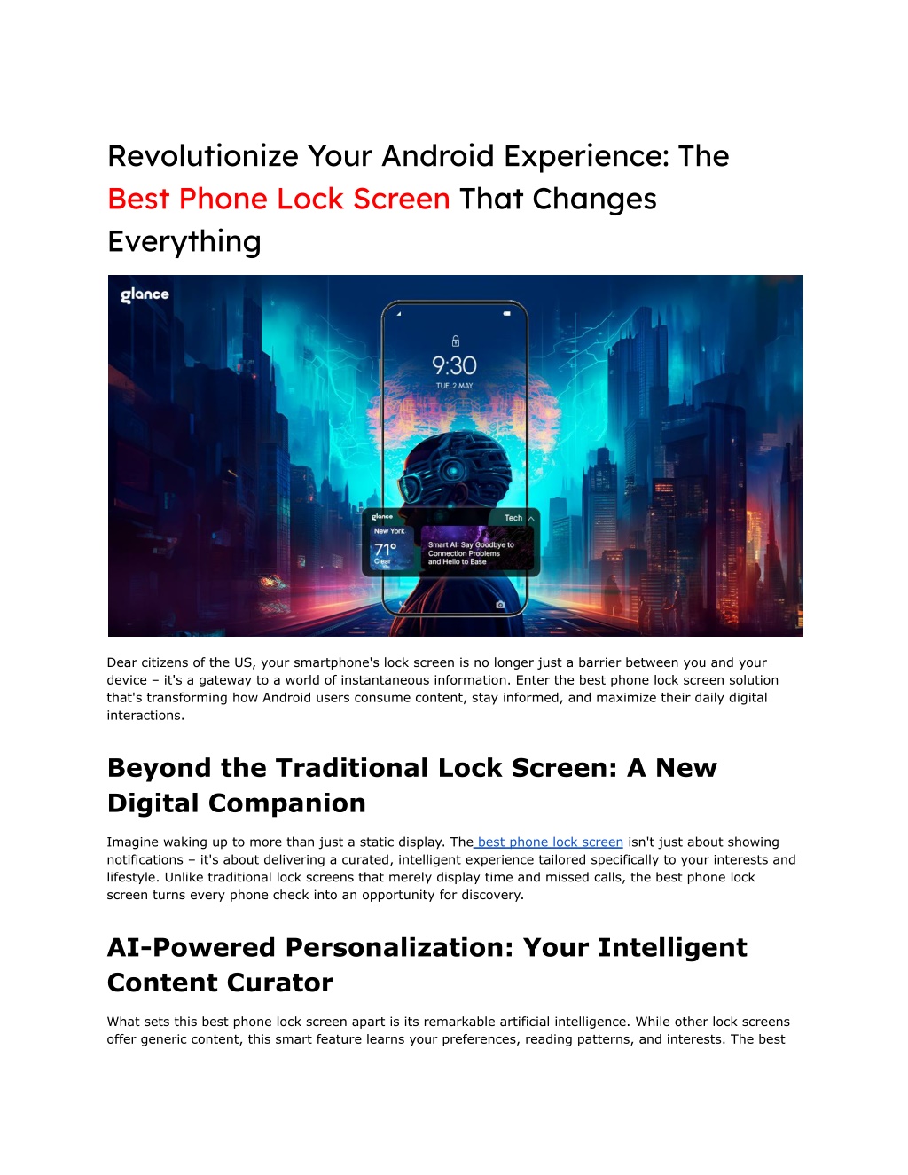 revolutionize your android experience the best l.w