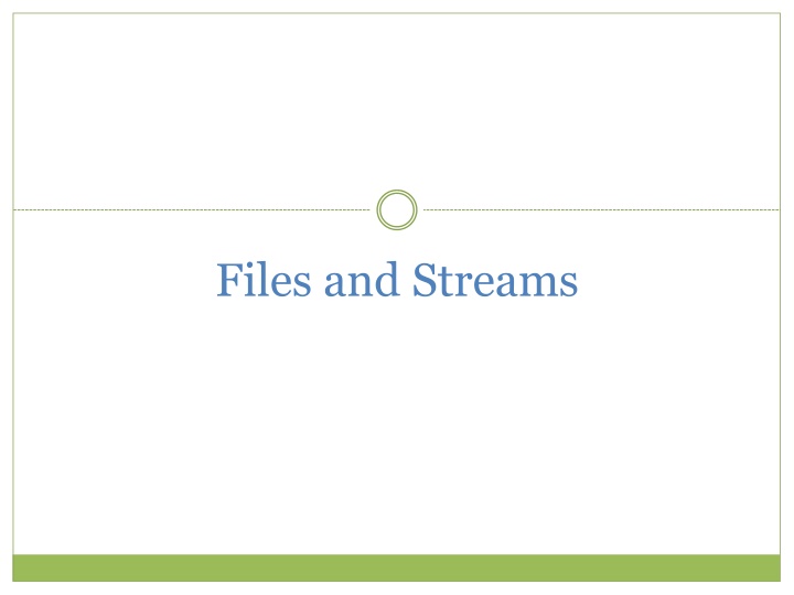 Introduction to Files and Streams in Programming