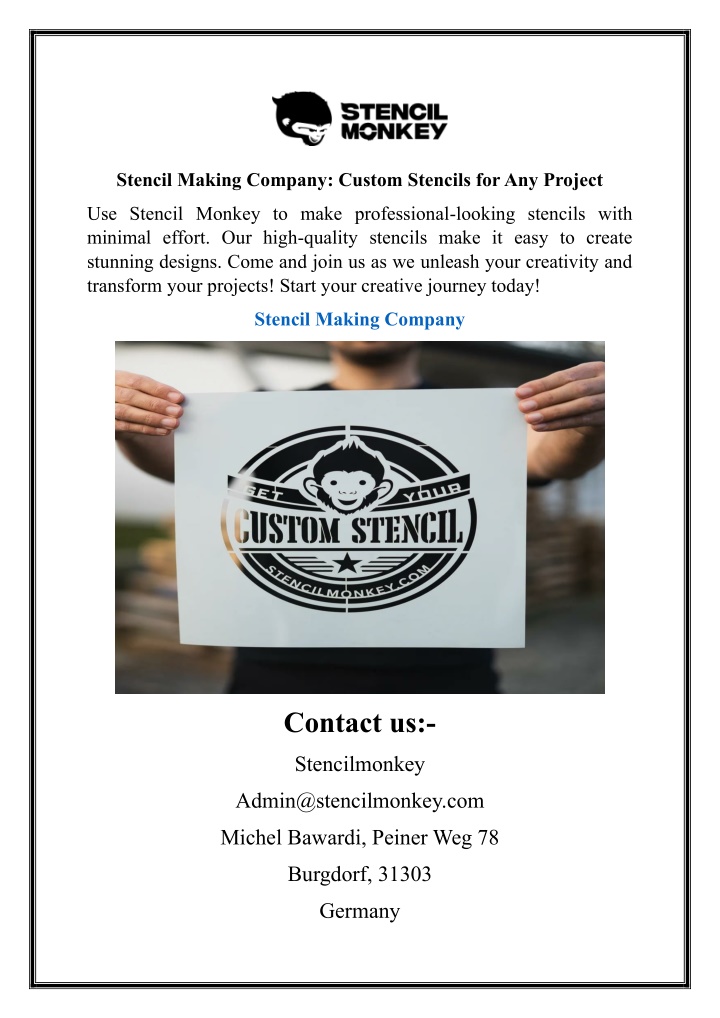 stencil making company custom stencils n.w