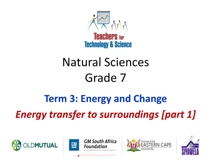 Energy Transfer and Efficiency in Grade 7 Natural Sciences
