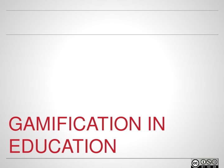 Gamification in Education Through Gaming Principles