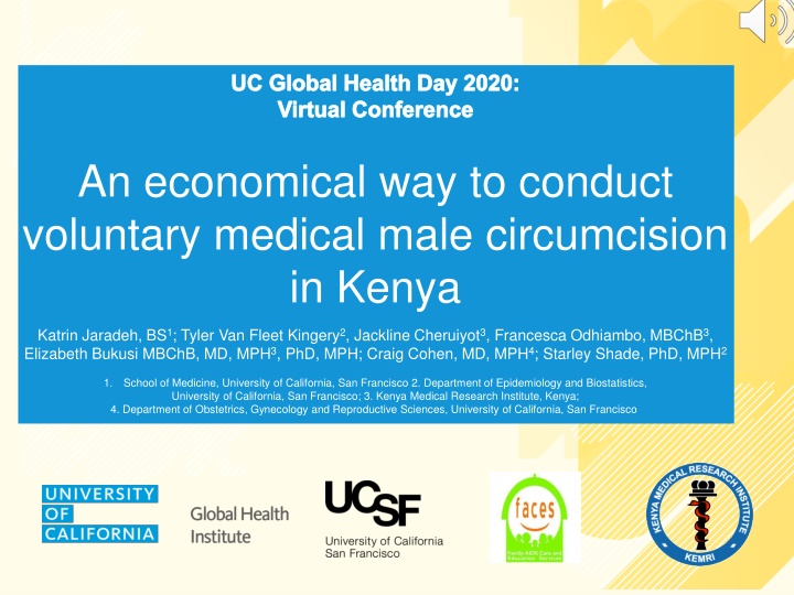 Cost-Effectiveness of Voluntary Medical Male Circumcision in Kenya