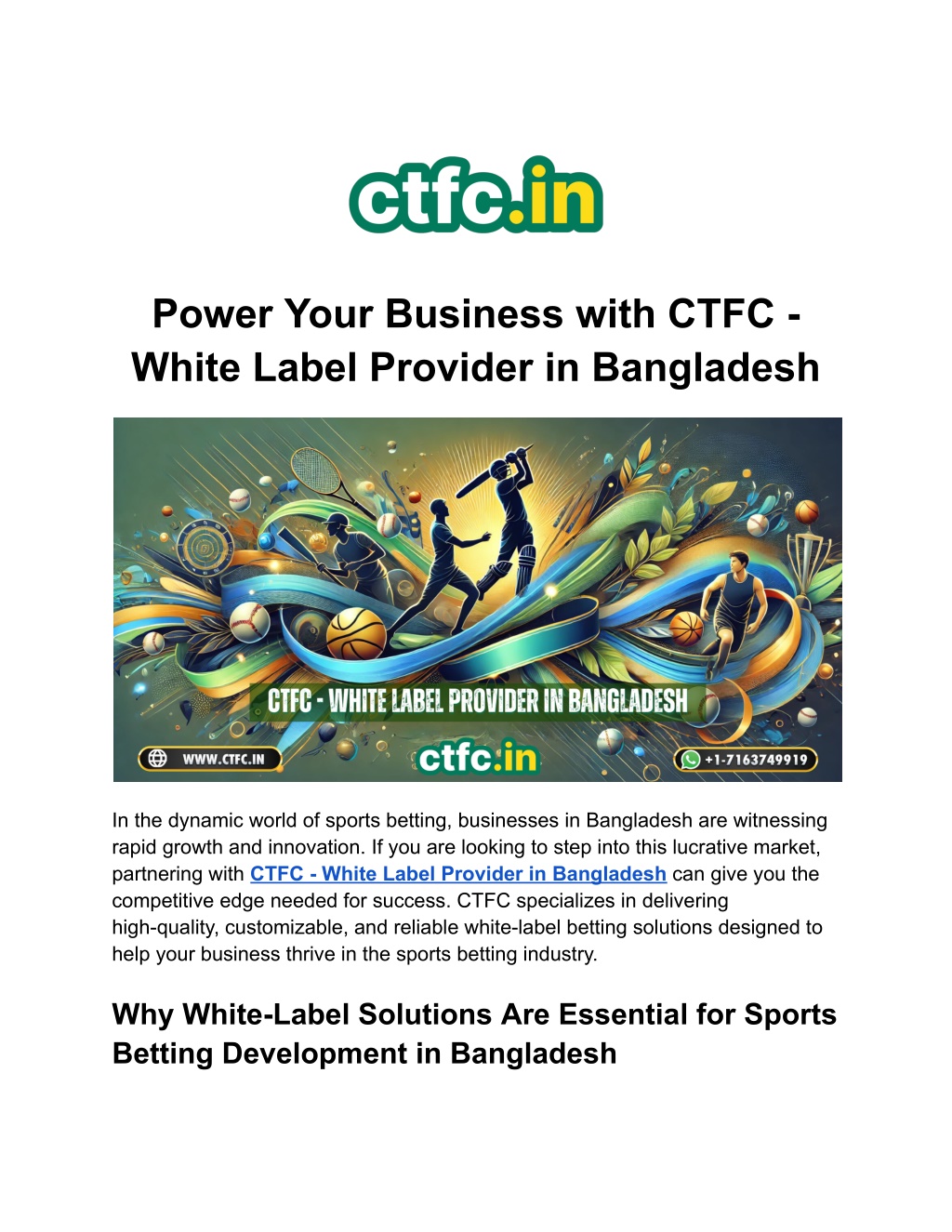 power your business with ctfc white label l.w