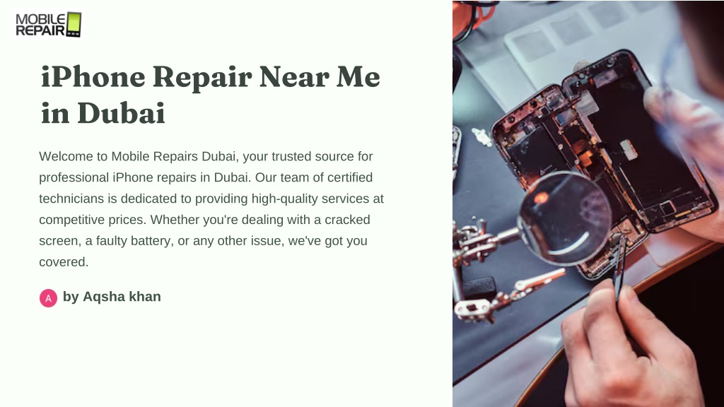 iphone repair near me in dubai l.w