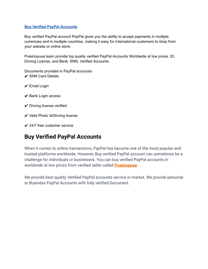 buy verified paypal accounts n.w