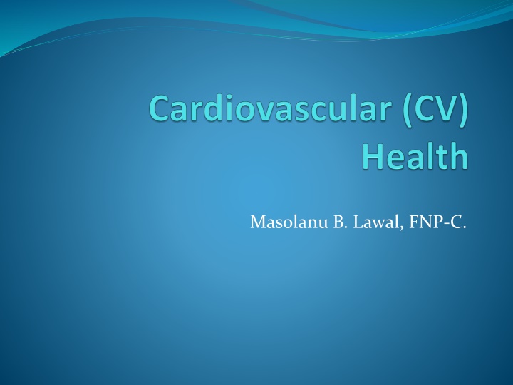 Cardiovascular Health and the Biblical Perspective