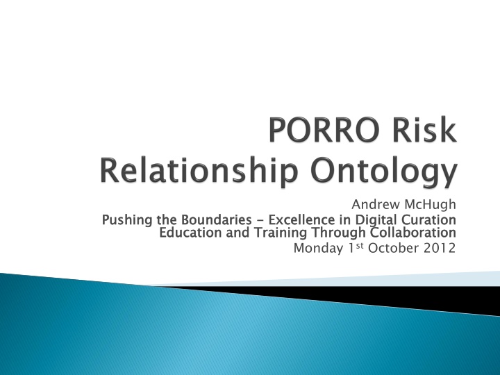 Advancing Digital Preservation Through Risk Assessment and Ontology