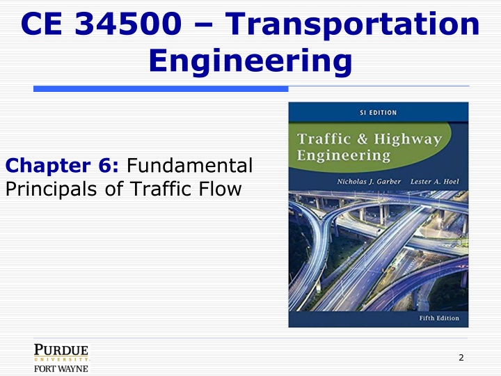 Traffic Flow Theory and Shock Waves in Transportation Engineering