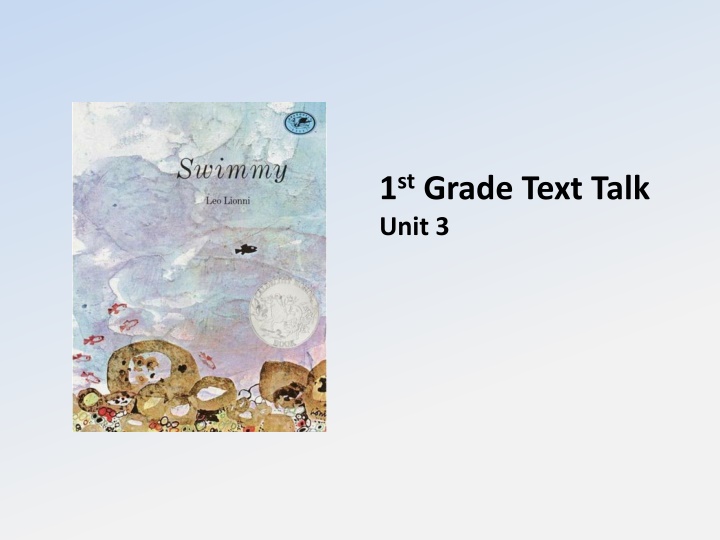 Vocabulary Through Engaging Activities in 1st Grade Text Talk Unit 3