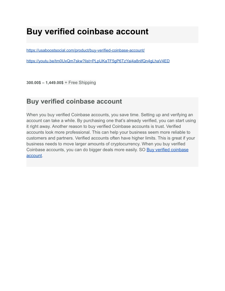 buy verified coinbase account n.w