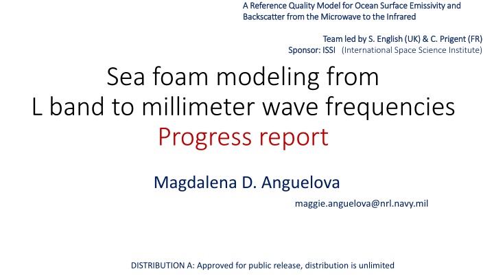 Reference Quality Model for Ocean Surface Emissivity and Backscatter