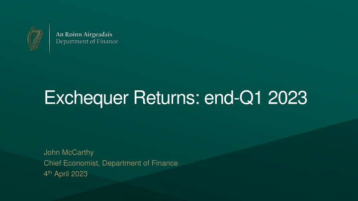 Overview of Exchequer Returns for End-Q1 2023