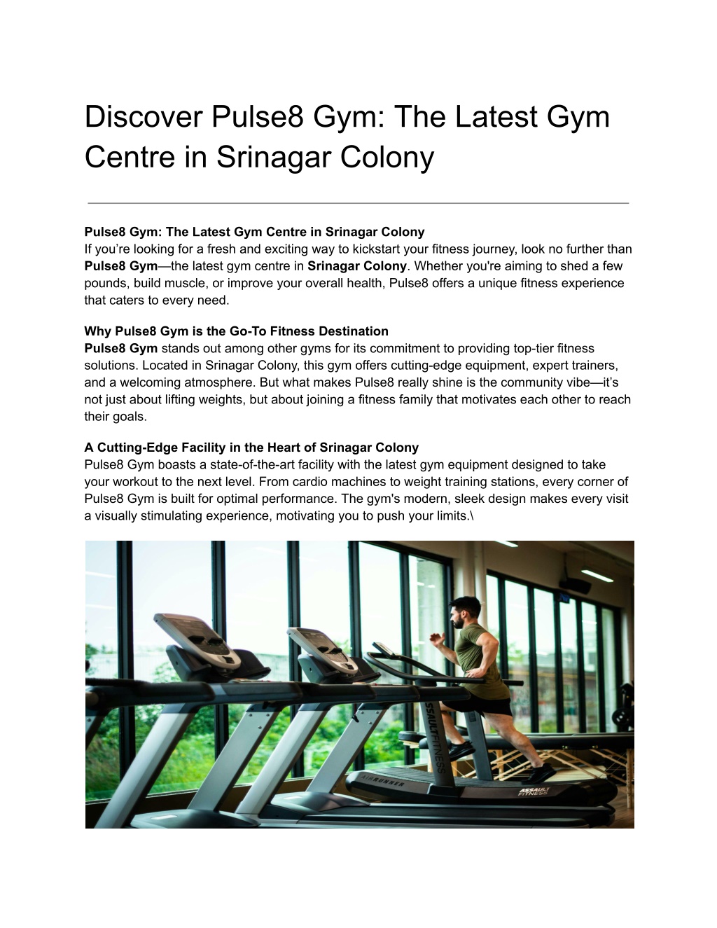 discover pulse8 gym the latest gym centre l.w