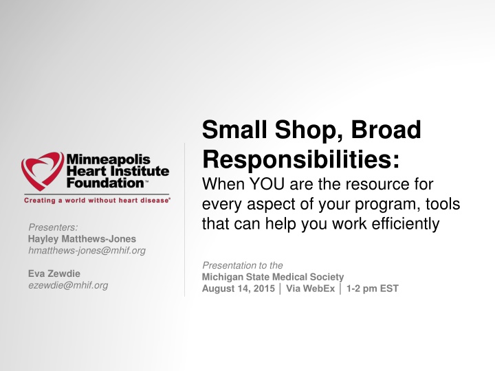 Efficient Strategies for Implementing Technology in Small Programs