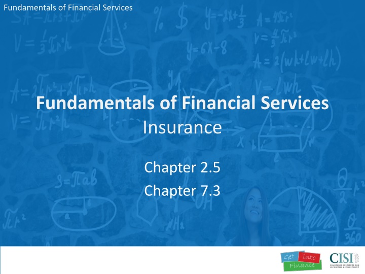 Insurance in the Financial Services Industry