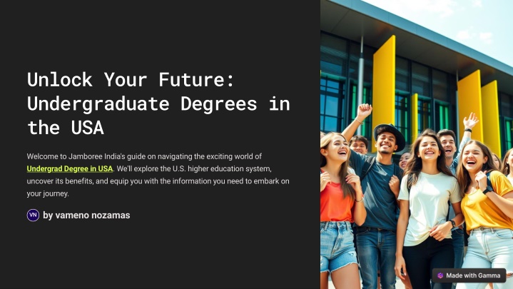 unlock your future undergraduate degrees n.w