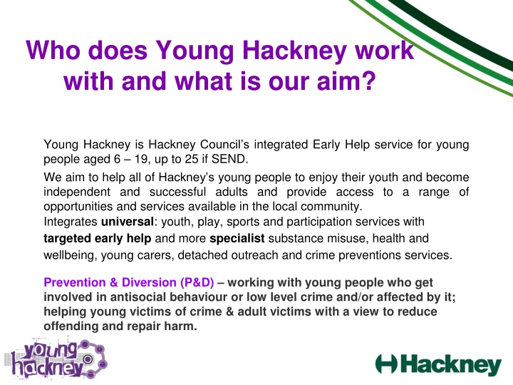 Young Hackney Integrated Early Help Services Overview