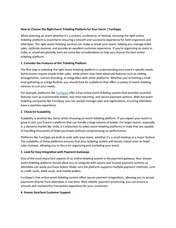 how to choose the right event ticketing platform n.w