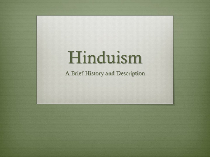 Unveiling Hinduism: A Fascinating Journey Through Time