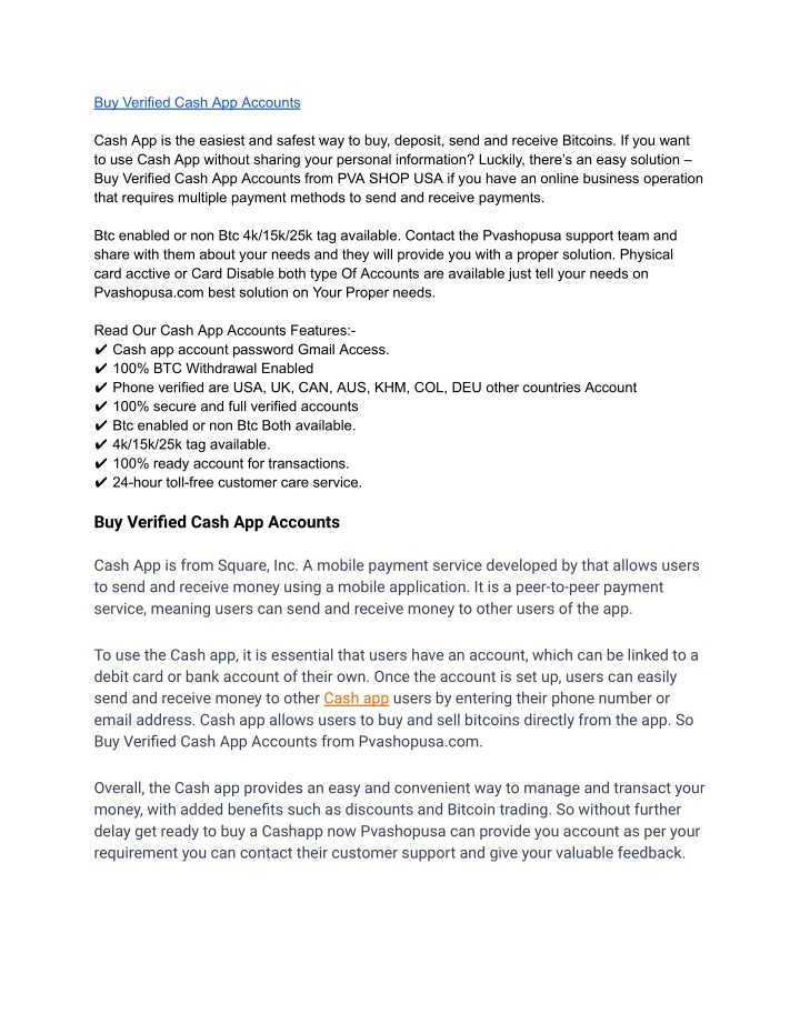 buy verified cash app accounts n.w