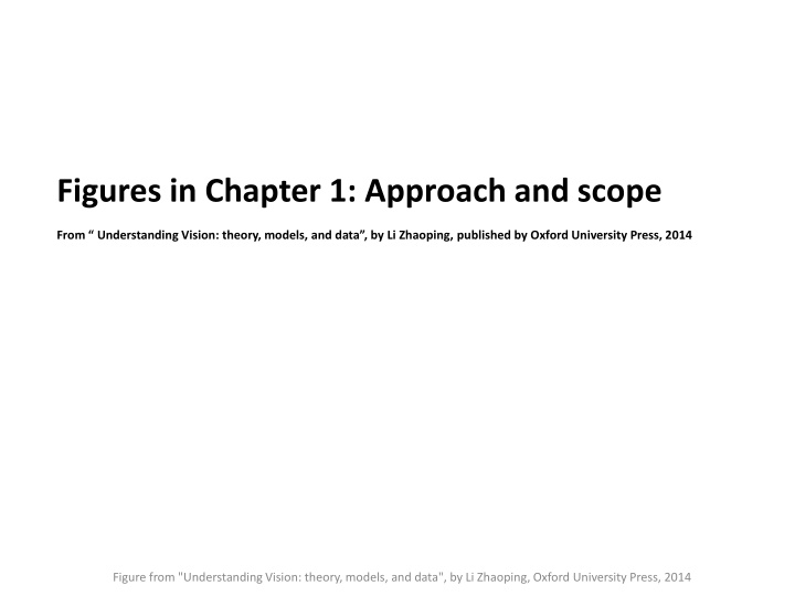 Figures in Chapter 1: Understanding Vision Theory