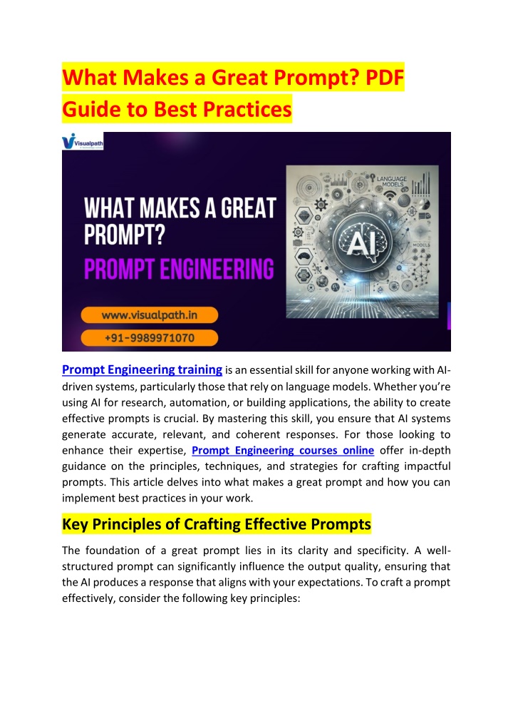 what makes a great prompt pdf guide to best n.w