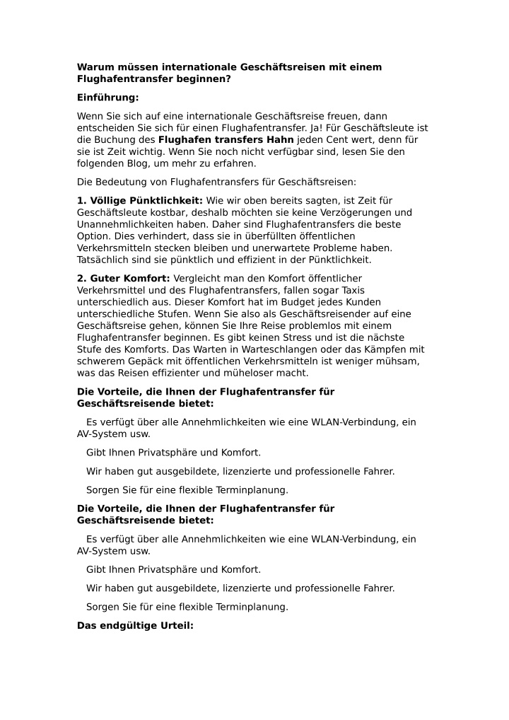 warum m ssen internationale gesch ftsreisen n.w